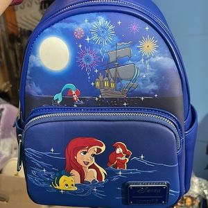 Little Mermaid Light Up Loungefly Mini Backpack